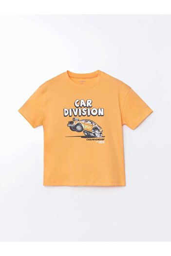 LC Waikiki Bedrucktes T-Shirt für Jungen mit Rundhalsausschnitt