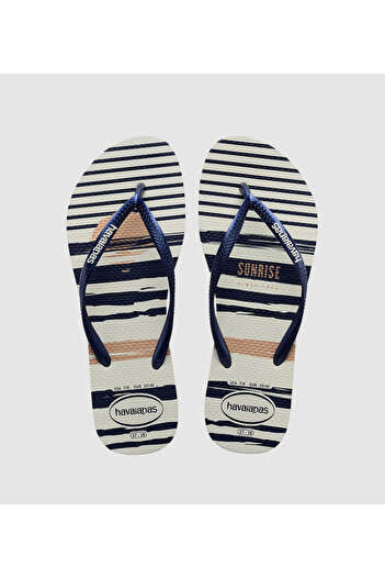 Havaianas White HAV. SLIM NAUTICAL Women's Sandal