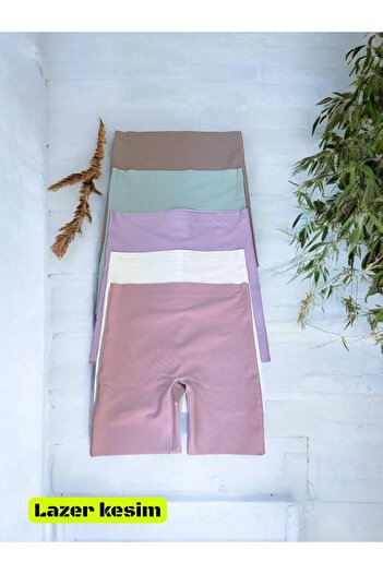 MYS GRUP TEKSTİL Laser Cut 1 Size Slimming Side Special Stitching No Trace Waistline Boxer Shorts Corset (Form/4005-5)