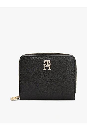 Tommy Hilfiger TH DISTINT MED ZA Dámská černá peněženka AW0AW17473BDS