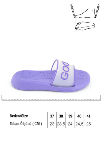 GEZER Summer Women's Good Luck Patterned Soft Sole Lightweight Women's Slippers