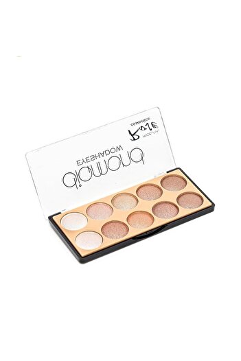 Meri Diomond Pearlescent 10-Piece Eyeshadow Palette No 01