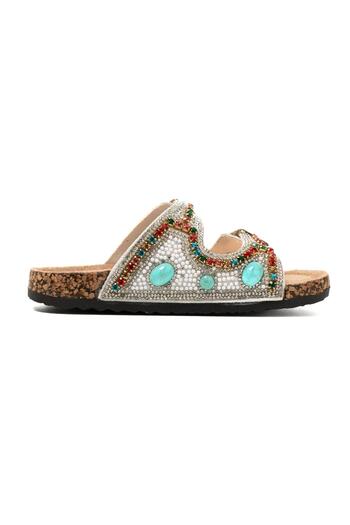 Guja Women / Girls Slippers 25Y106-4 by Guja White 31-36