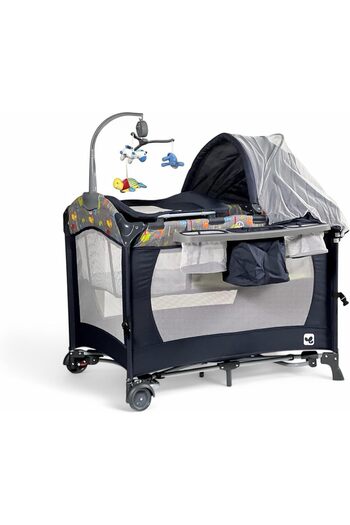 ALBADER Baby Crib For KIds, Foldable Luxury Nursery, Baby Playard With Adjustable Height, Baby Crib