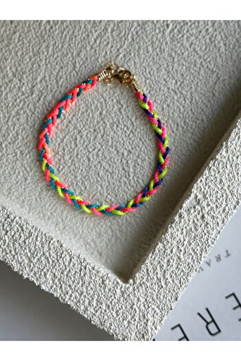 Rossetto Atelier Colorful Drawstring Knitted Anklet