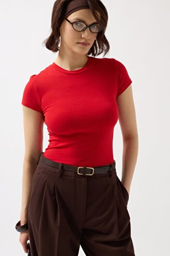 ETİLER COLLECTION Lycra Basic T-Shirt