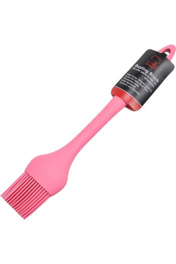Chef Craft Premium Silicone Stain Resistant Basting Brush Pink 10.25inch