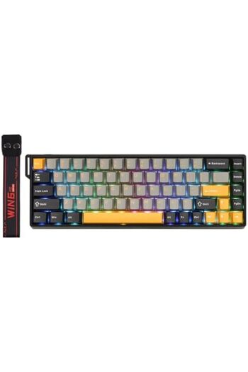 Epomaker AULA WIN68 HE Magnetic Keyboard with Adjustable Actuation, Hall Effect Keyboard with 0.3ms