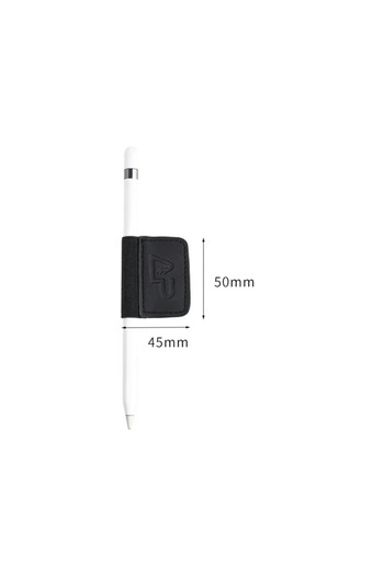 Choice Black Pencil Holder Sticker Case for A pple Black Stylus Pen Protective Sleeve PU Belt Adhesive Sti