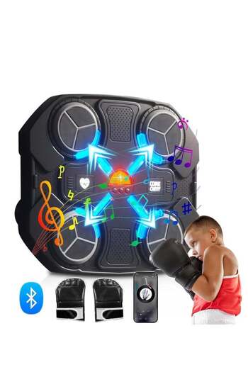 Rally Musical Boxing Machine for Adults and Kids, Wall-mounted Musical Boxer