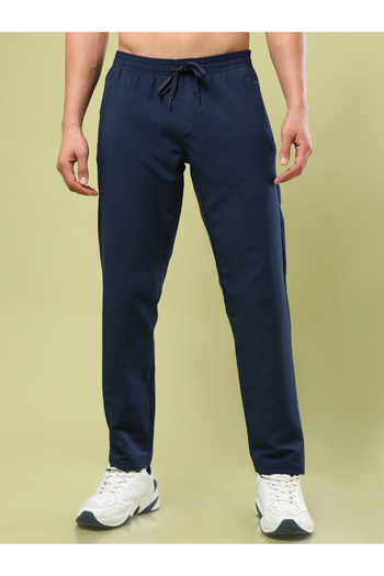 Technosport By Styli Solid Elasticated Trackpants with Pockets