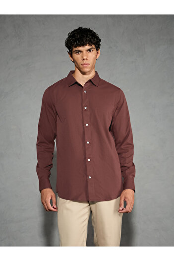 Technosport By Styli Solid 2-Way Stretch Long Sleeve Regular Fit Shirt