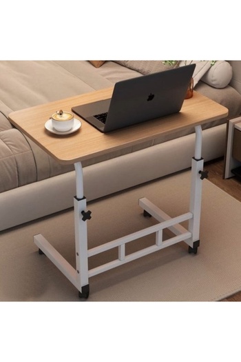 FOXMAG24 Multifunctional desk, adjustable height, metal frame, 80x40 cm