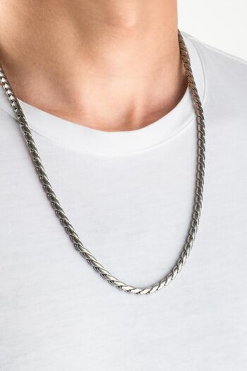 So CHIC... Ares Steel Men's Necklace