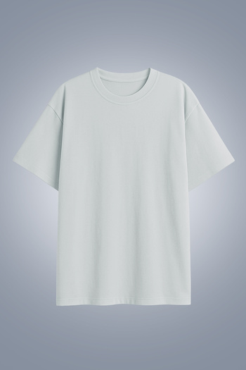 bilcee Women's Gray Oversize T-Shirt 4583