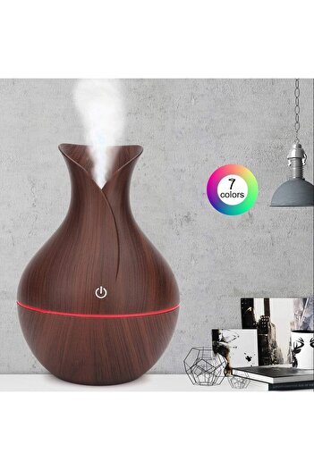 COOYA Mini Aromatherapy Humidifier, Relaxing Cool Mist with Color Changing LEDs Night Light for Bedroom