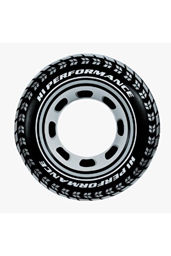 Intex Giant Tire Inflatable Tube Black and White