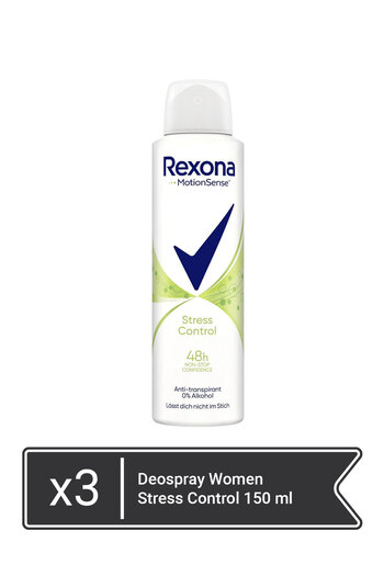 Rexona Αποσμητικό Rexona Women Stress Control 150 ml x 3 τεμάχια