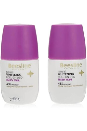 Beesline مزيل العرق رول أون بيوتي بيرل ومبيض البشرة من 1+1 مجانًا للجنسين 50 مل