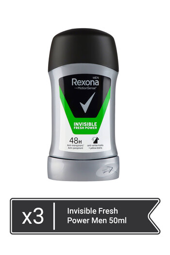 Rexona Rexona Invisible Fresh Power Men 50ml x 3 τεμάχια