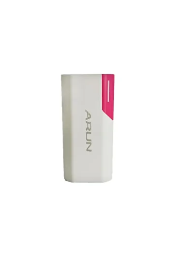 Gtech External Battery Arun Y38, 5600 mAh, 2 USB / Micro USB Ports, LED Indicator, Fast Charge White/Pink