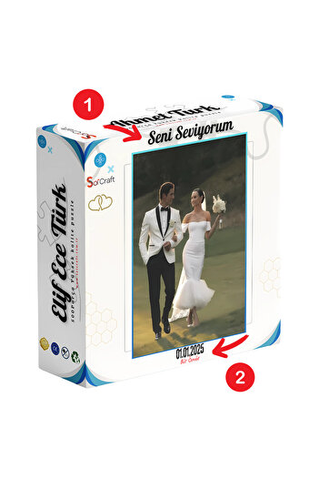 Soi Craft 500 Parça Puzzle Kişiye Özel Kutu + Puzzle