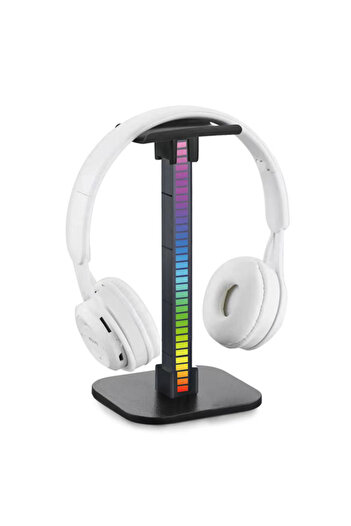 sharpdo Luminous Game Headphone Stand Headphone Display Stand Detachable with USB Interface