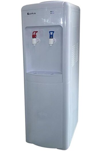 GRATUS Hot & Cold 2 Tap Floor Standing Top Loading Water Dispenser