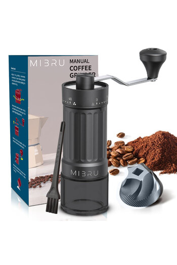 MIBRU Coffee manual grinder outside adjustments ceramic burr