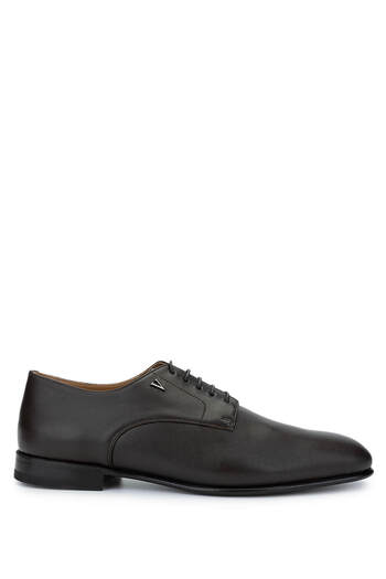 Valentino Men's Genuine Leather Brown Classic Shoes