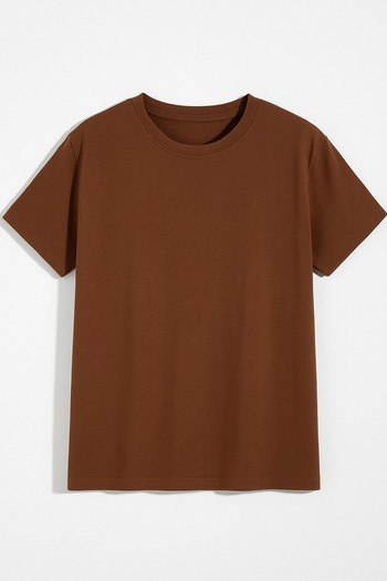AFROGİYİM Unisex Solid Color T-Shirt
