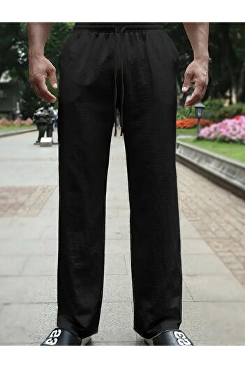 Butik ROSS RELAXED FİT MUSLİN KUMAŞ PANTOLON