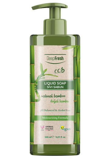Deep Fresh Deep Fresh Bamboo Hand Soap 500ml pH balanced and alcohol-free, Vegan