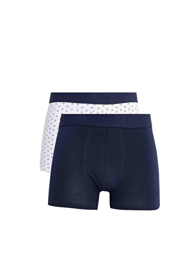 Tudors Men's 2-Piece Cotton Lycra Flexible Fabric Boxers