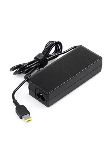 nelbo Laptop charger compatible with Lenovo ThinkPad 90W, 20V, 4.5A rectangular connector with inner pin