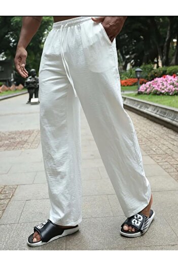Butik ROSS RELAXED FİT MUSLİN KUMAŞ PANTOLON