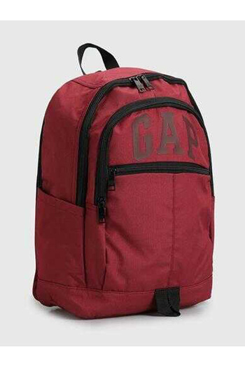 GAP 12842 Claret Red Unisex Multi-Pocket Backpack