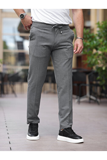 BASEL.CO Παντελόνι Jogger Lycra Slim Fit