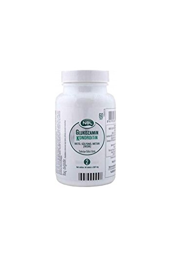 NBL Glucosamine Chondroitin Msm 60 Tablets 8699540091733