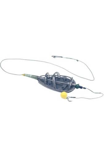 OEM Montura method feeder, carlig legat nr 10 cu spin, greutate 50g