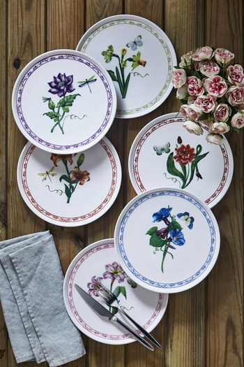 Fecra Beyda 6 Piece Cake Plate Set