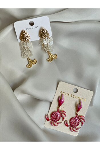 Liyajewellery Crab Figure Earrings