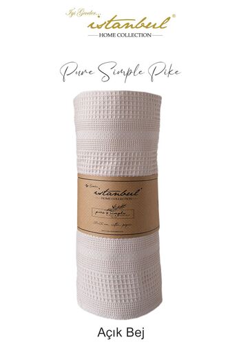 İyi Geceler İstanbul 100% Cotton Pure Simple Single Pique