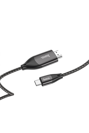 CepteToptan Hoco Ua16 Type-C to HDMI 4K 30Hz Audio and Video Transmission Cable-(1903) - Brh022600-1838