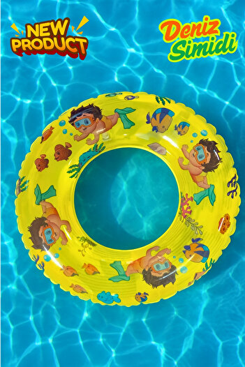 BibKing Children's Sea Ring, Diver Printed Pool Ring Suitable for Girls, Boys, Sea Ring (51 cm 2-4 Years)