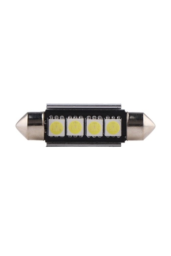 TECHSTAR ® Festoon Auto Led Bulb, 4 LED, Cool White, 6000K, 12V, 150 lm, 41mm
