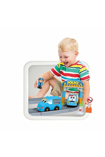 SPOR35 Girl Boy Child Toy 03322 Police Block Set -Dede Girl Boy Child Toy Educational Toys
