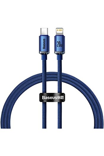 Baseus PD 20W USB C to Lightning Cable, Braided Fast Charger iPhone Cable with High-Speed Data Trans