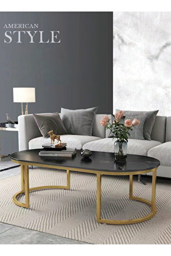 sharpdo Modern Design Luxury Coffee Table Living Room Tea Table Home Furniture 100*50*45 Cm
