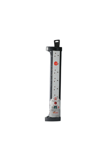 Brennenstuhl 6-Socket Extension Cord Black and White 3m